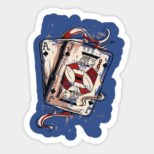 Ace and Jack Sticker